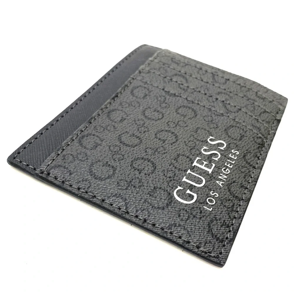 Guess Vezzola Men's Black Signature G Card Case/Holder